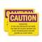 Signmission Radiation & Laser Sign, 7 in H x 10 in W, Plastic, Rectangle OS-2PACK-CR-P-710-L-10206 - alternate 1